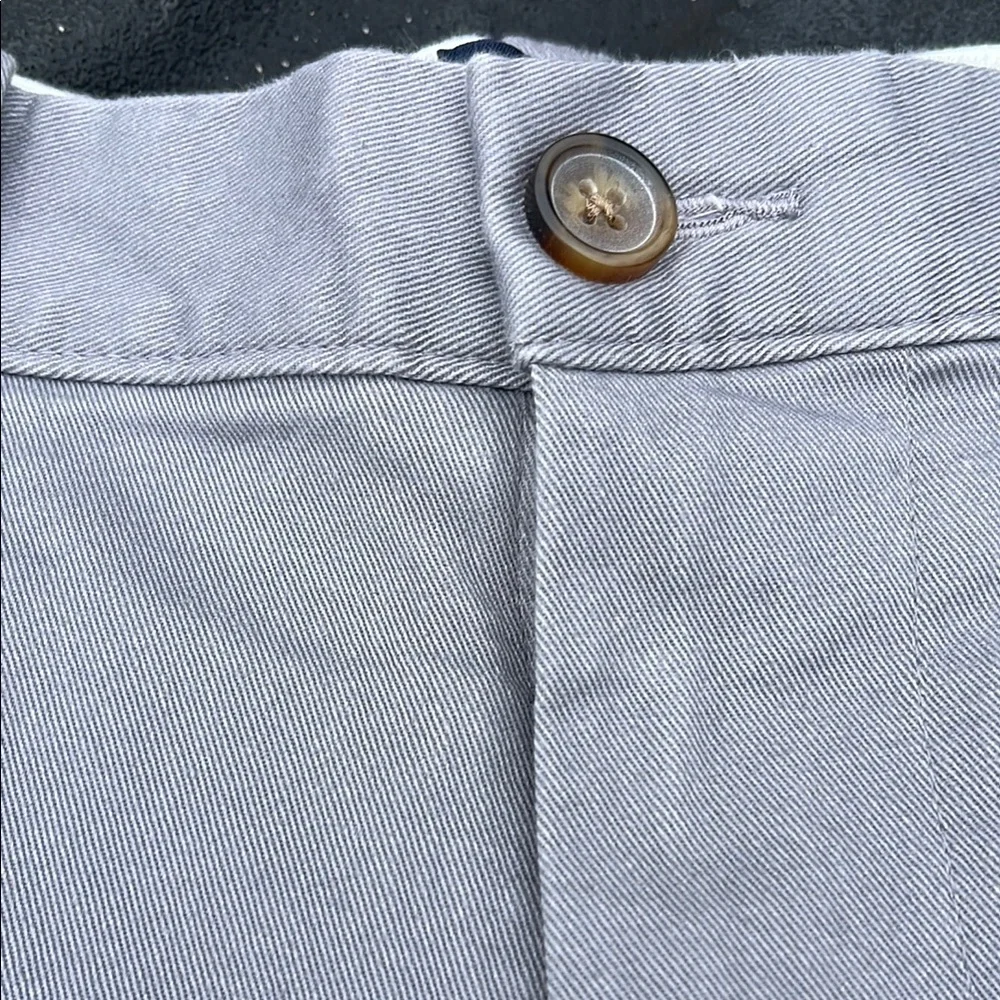 J. Crew Gray Flat Front Shorts Lightweight Cotton